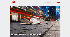 Desktop Screenshot of newbalance.cz